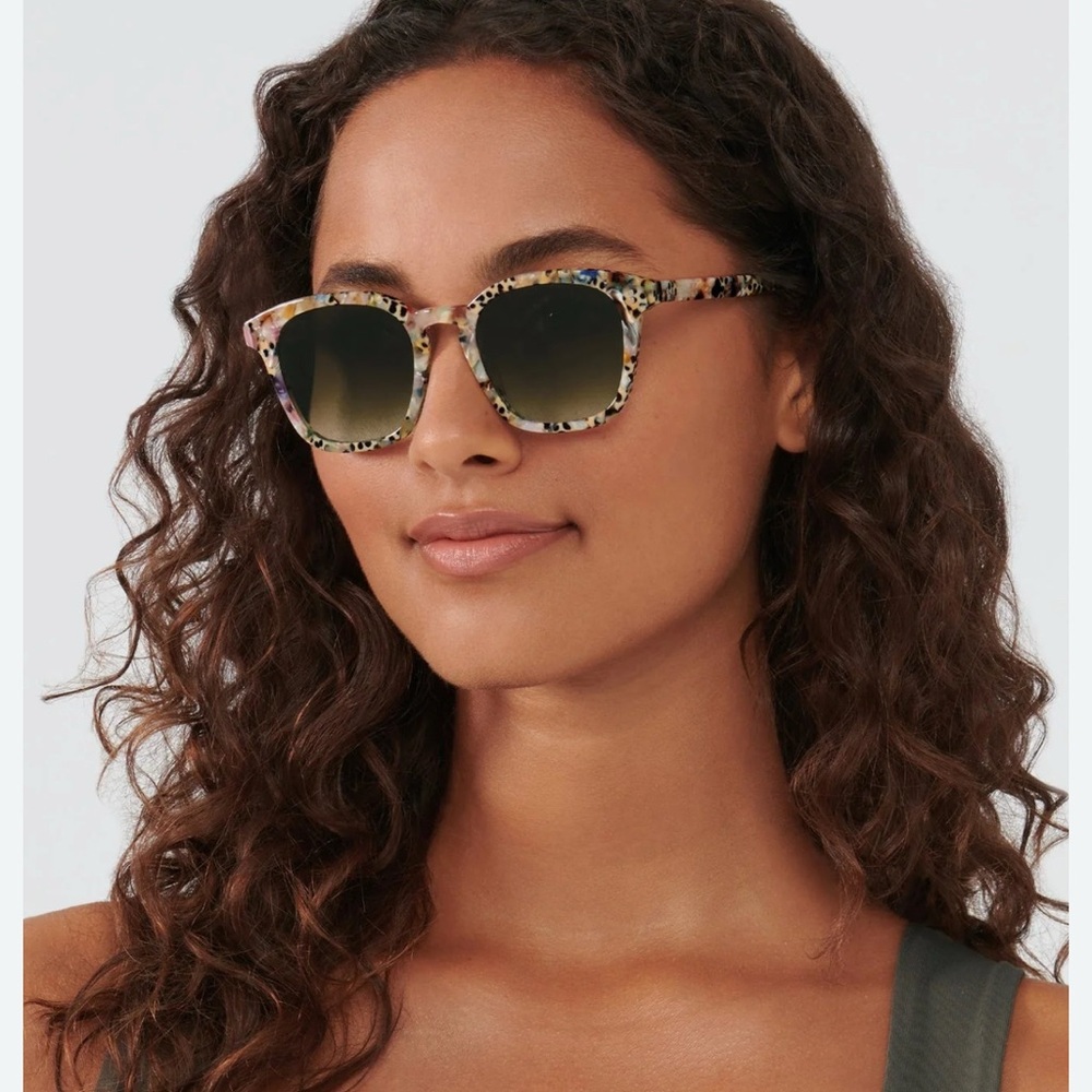 KREWE Prytania Poppy  Multicolor Patterned Sunglasses